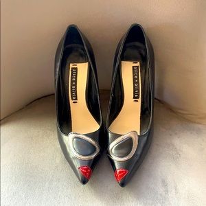 Alice + Olivia black heels